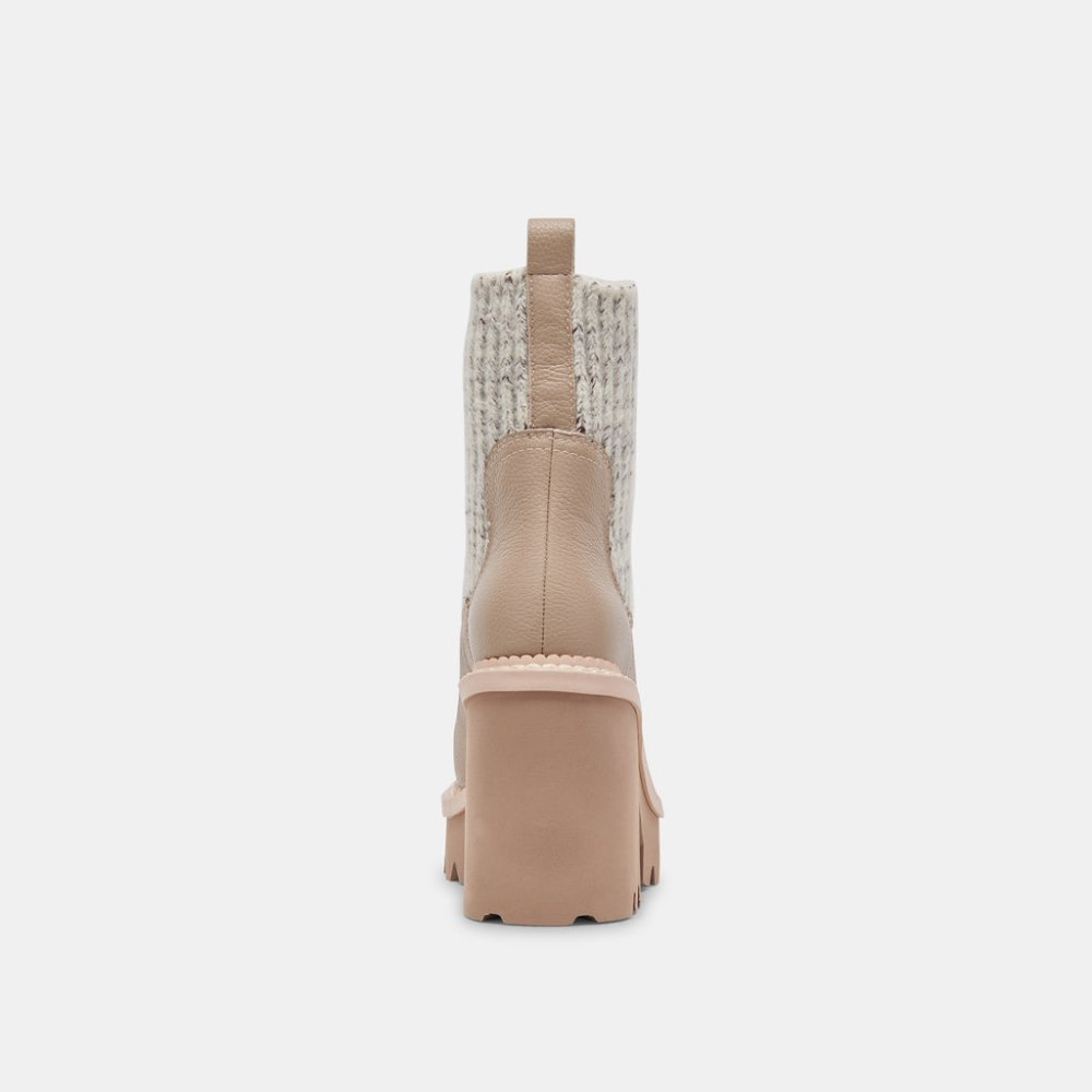 Dolce Vita Drago Boots Taupe Leather