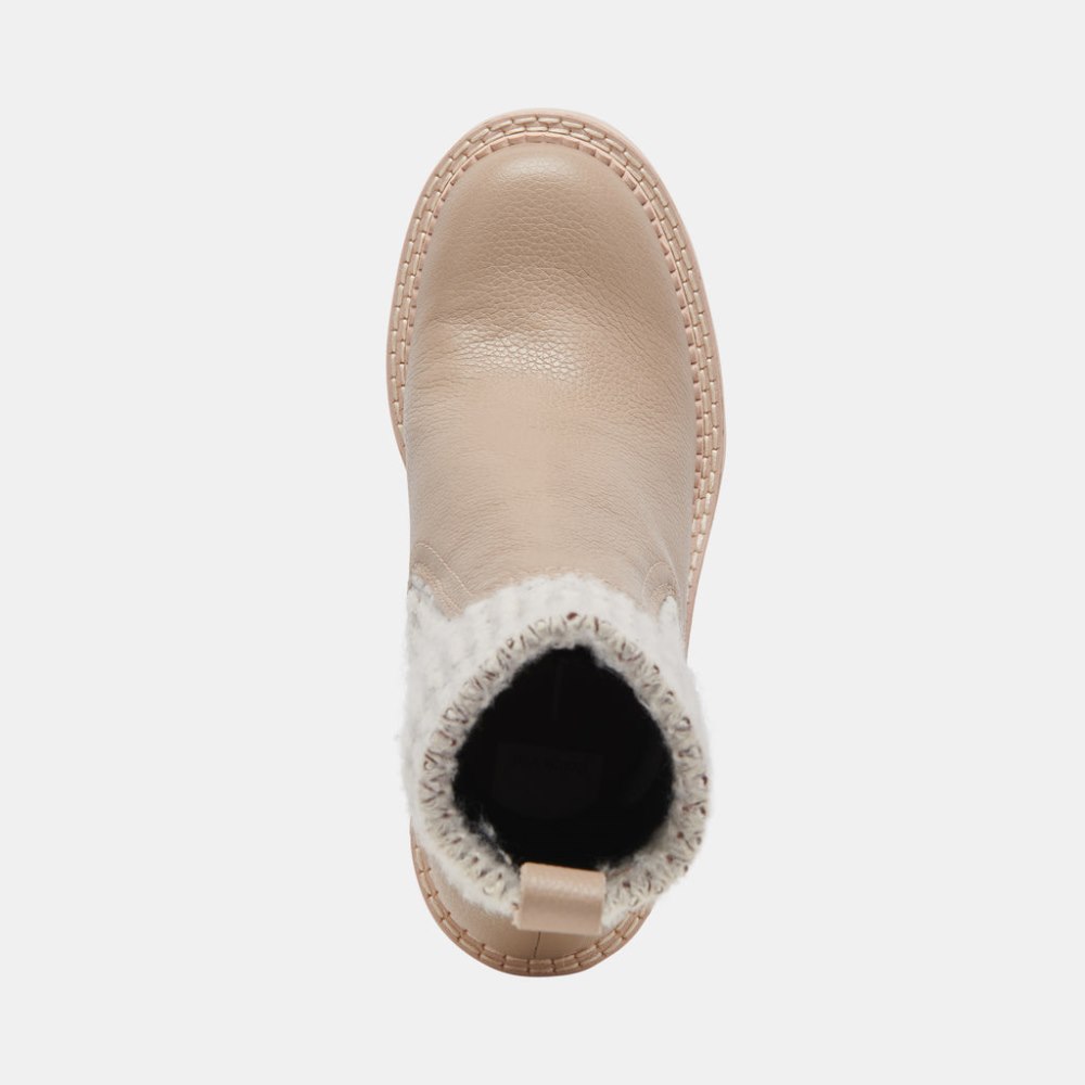 Dolce Vita Drago Boots Taupe Leather