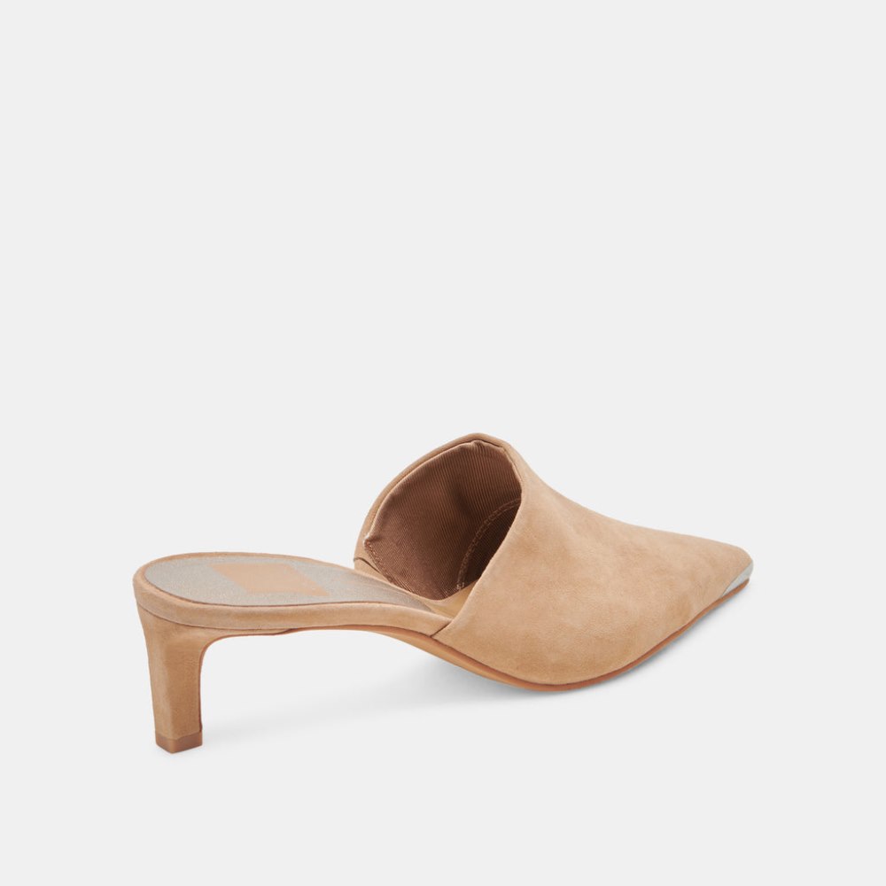 Dolce Vita Lexy Heels Camel Suede