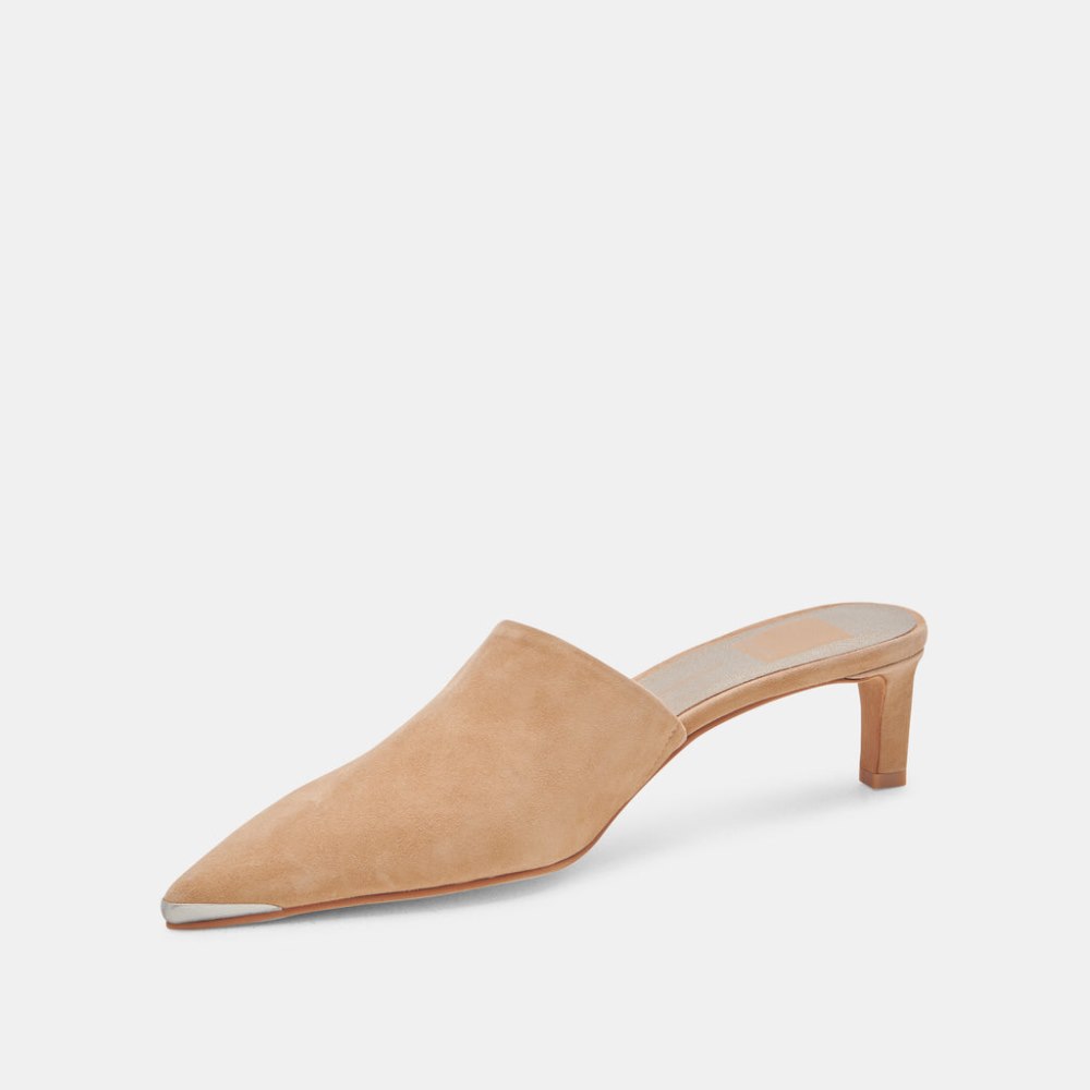 Dolce Vita Lexy Heels Camel Suede