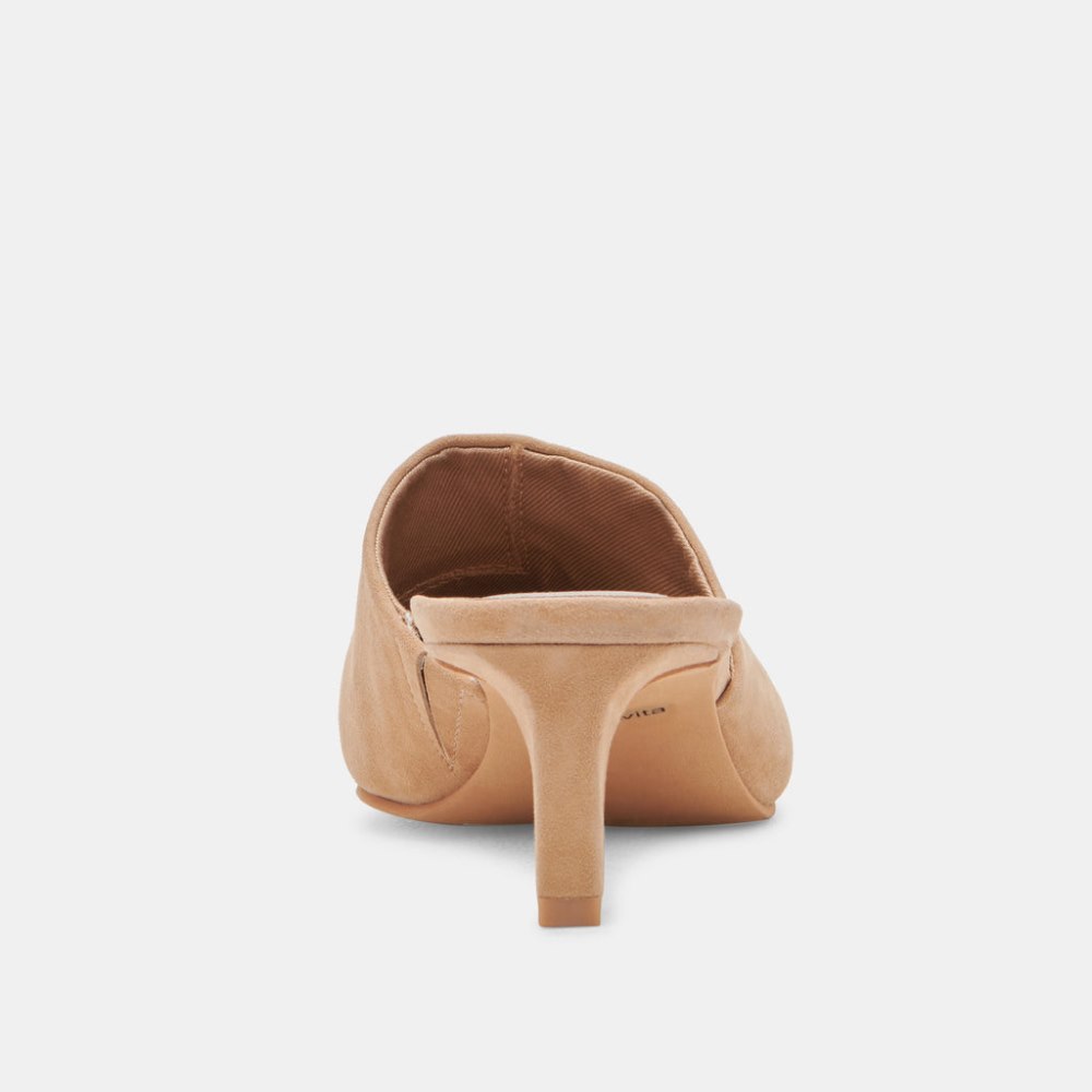 Dolce Vita Lexy Heels Camel Suede