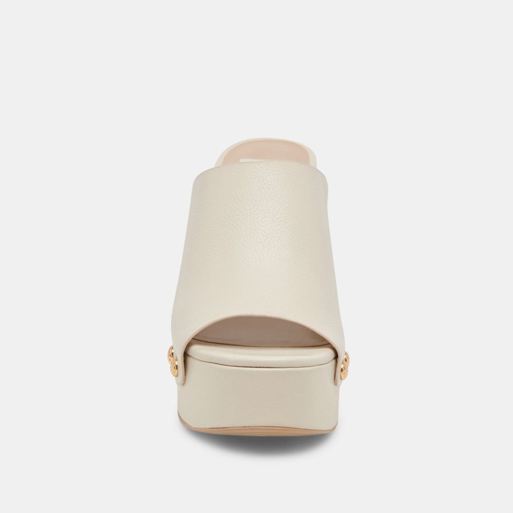 Dolce Vita Emol Heels Off White Leather