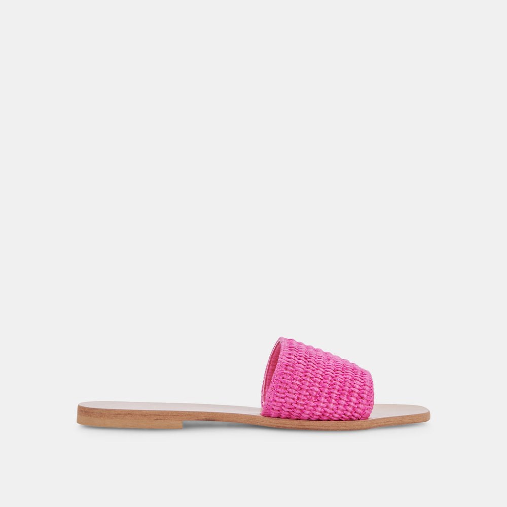 Dolce Vita Belle Sandals Orchid Raffia