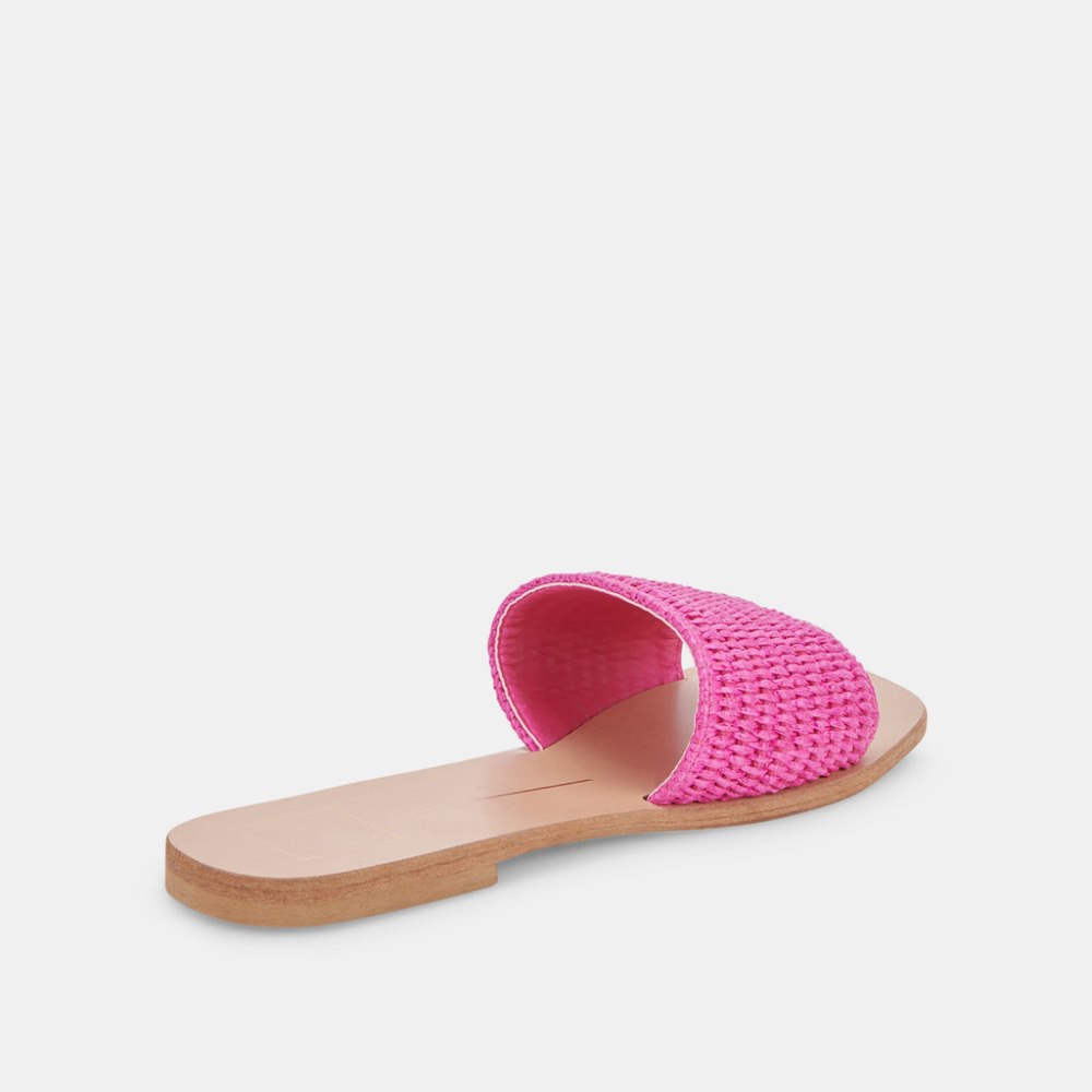 Dolce Vita Belle Sandals Orchid Raffia