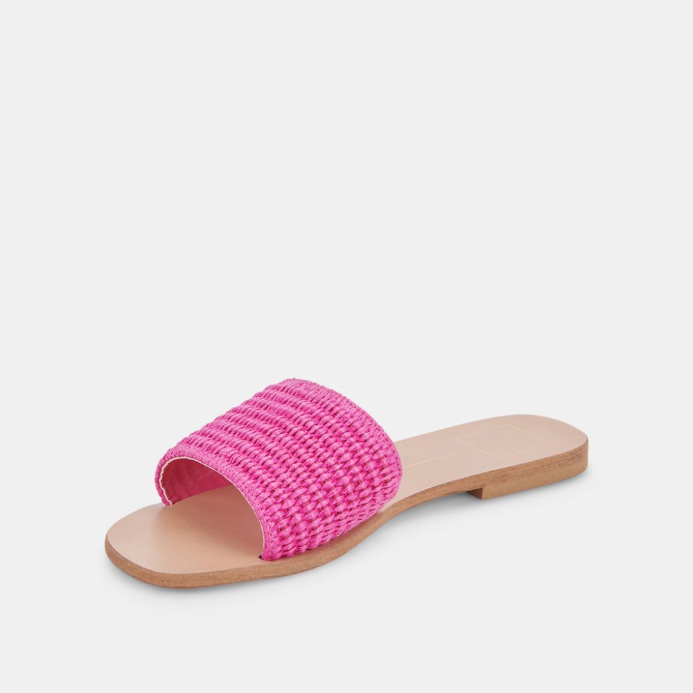 Dolce Vita Belle Sandals Orchid Raffia