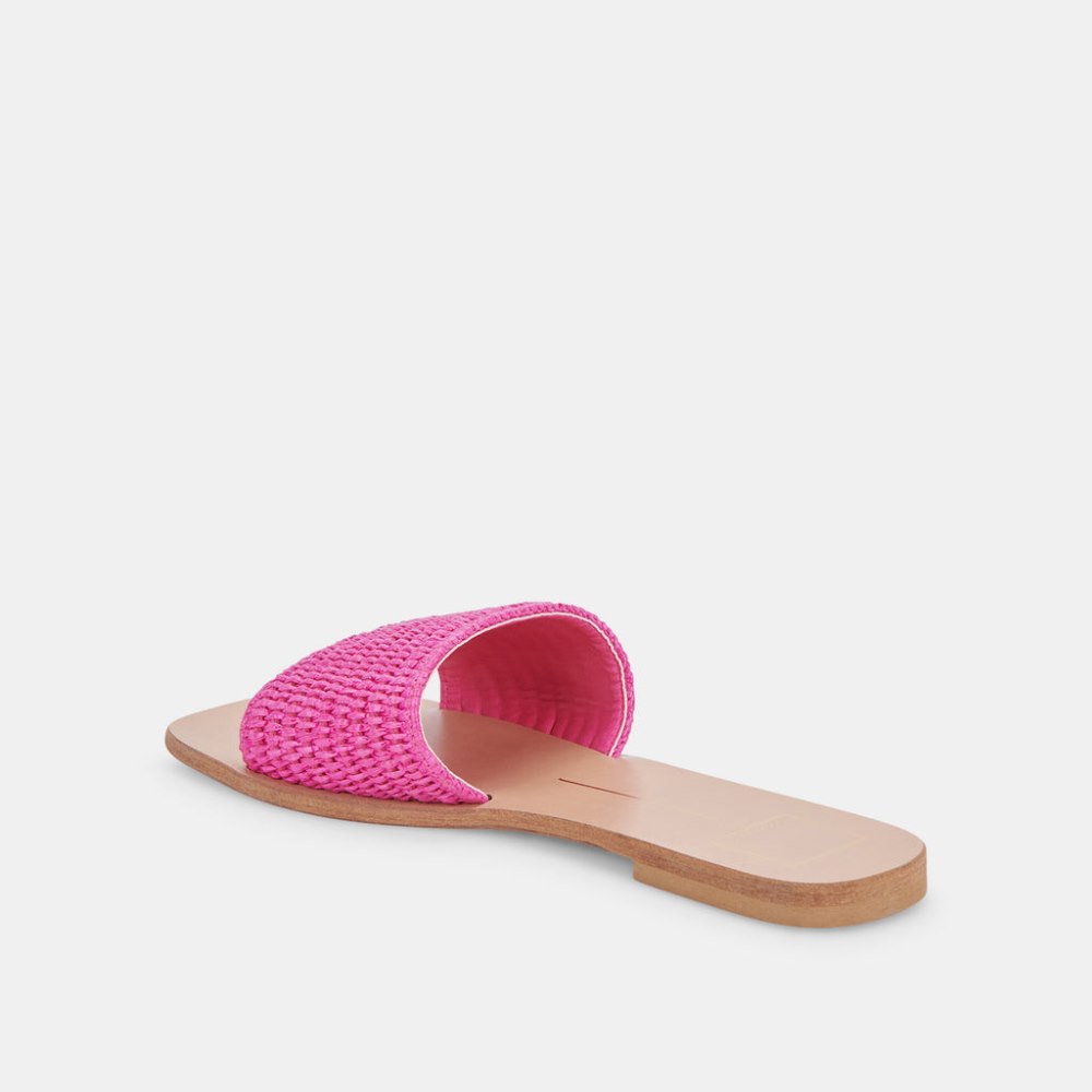 Dolce Vita Belle Sandals Orchid Raffia