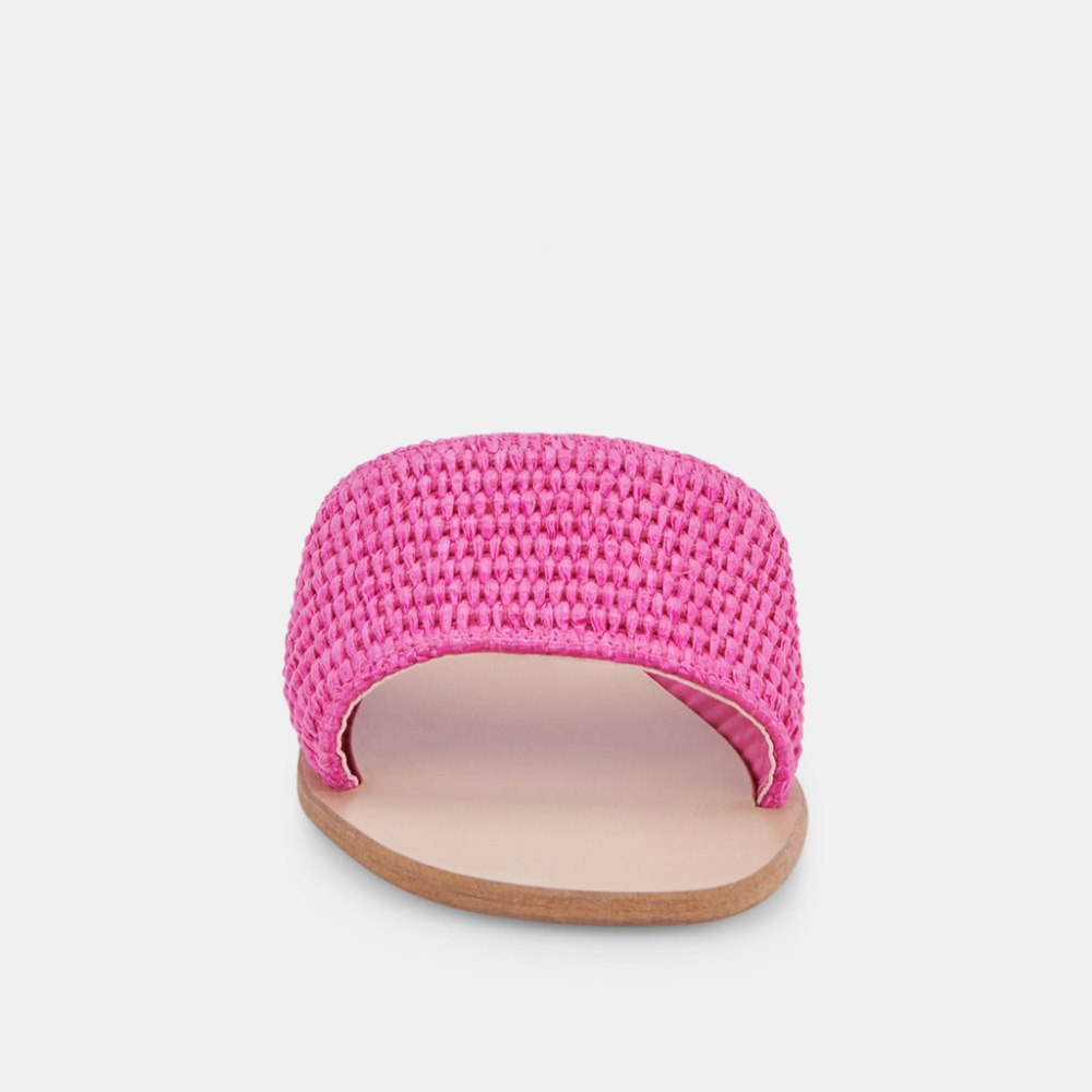 Dolce Vita Belle Sandals Orchid Raffia