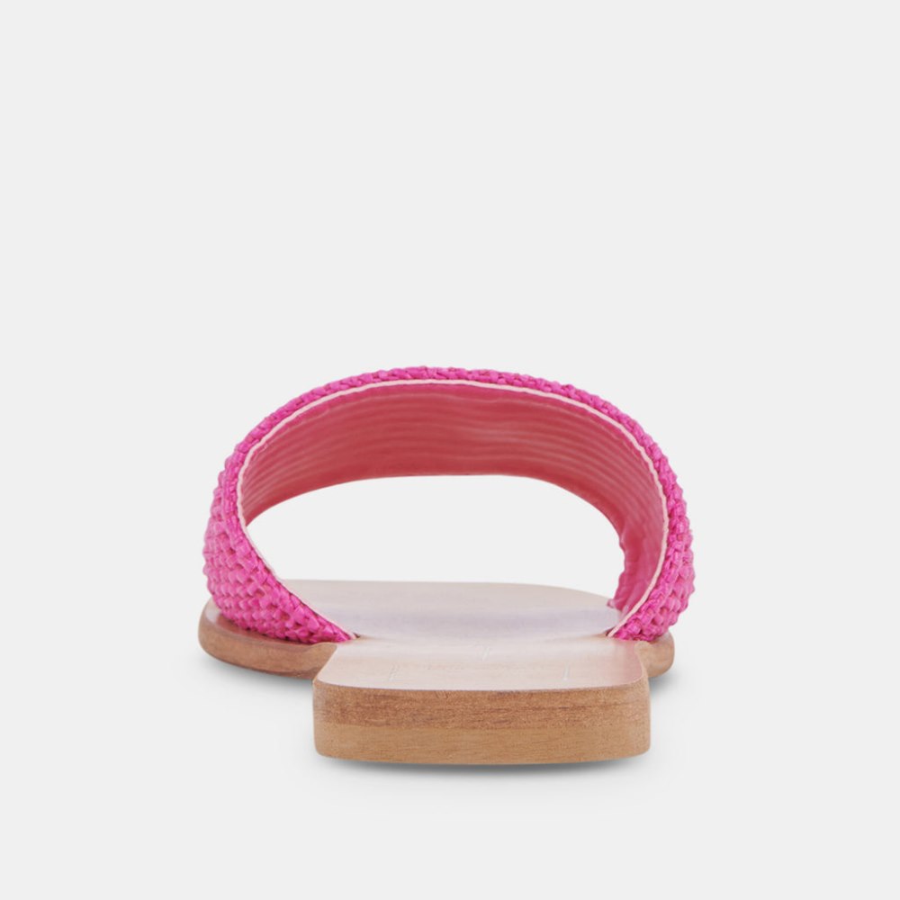 Dolce Vita Belle Sandals Orchid Raffia