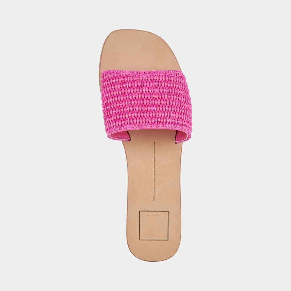Dolce Vita Belle Sandals Orchid Raffia