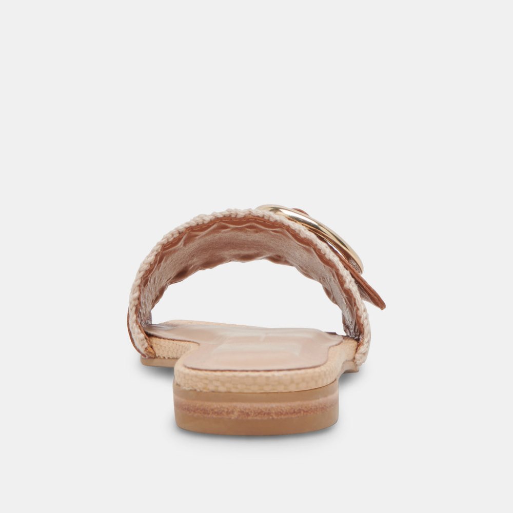 Dolce Vita Grecia Sandals Tan Leather