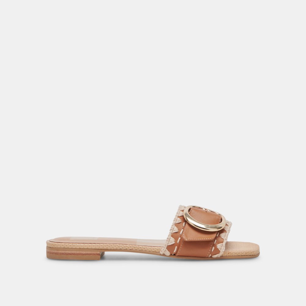 Dolce Vita Grecia Sandals Tan Leather