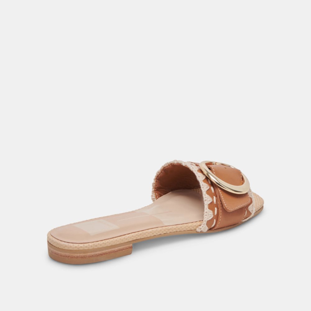 Dolce Vita Grecia Sandals Tan Leather