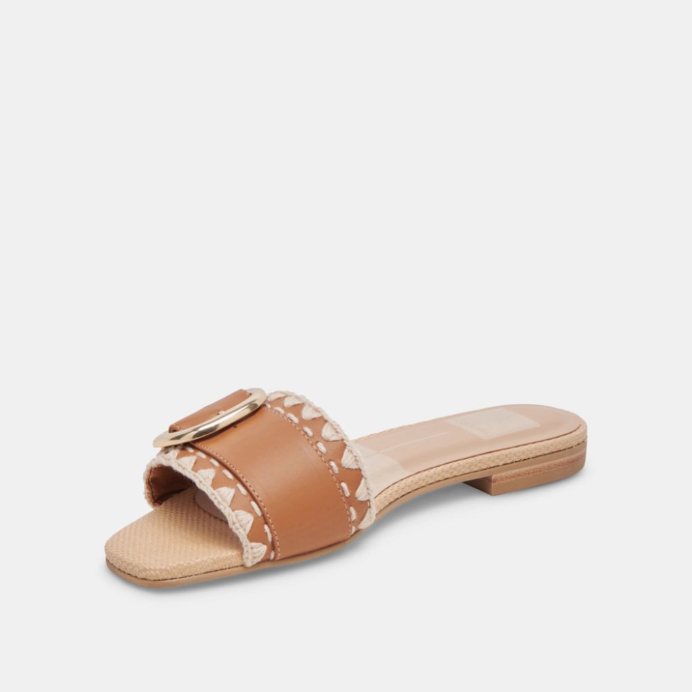 Dolce Vita Grecia Sandals Tan Leather