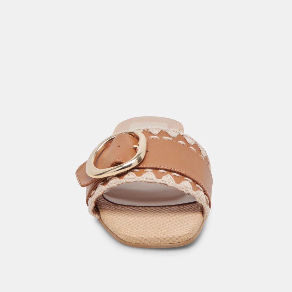 Dolce Vita Grecia Sandals Tan Leather