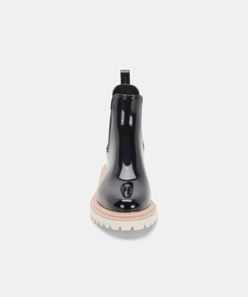 Dolce Vita Stormy Rainboots Onyx Patent Stella