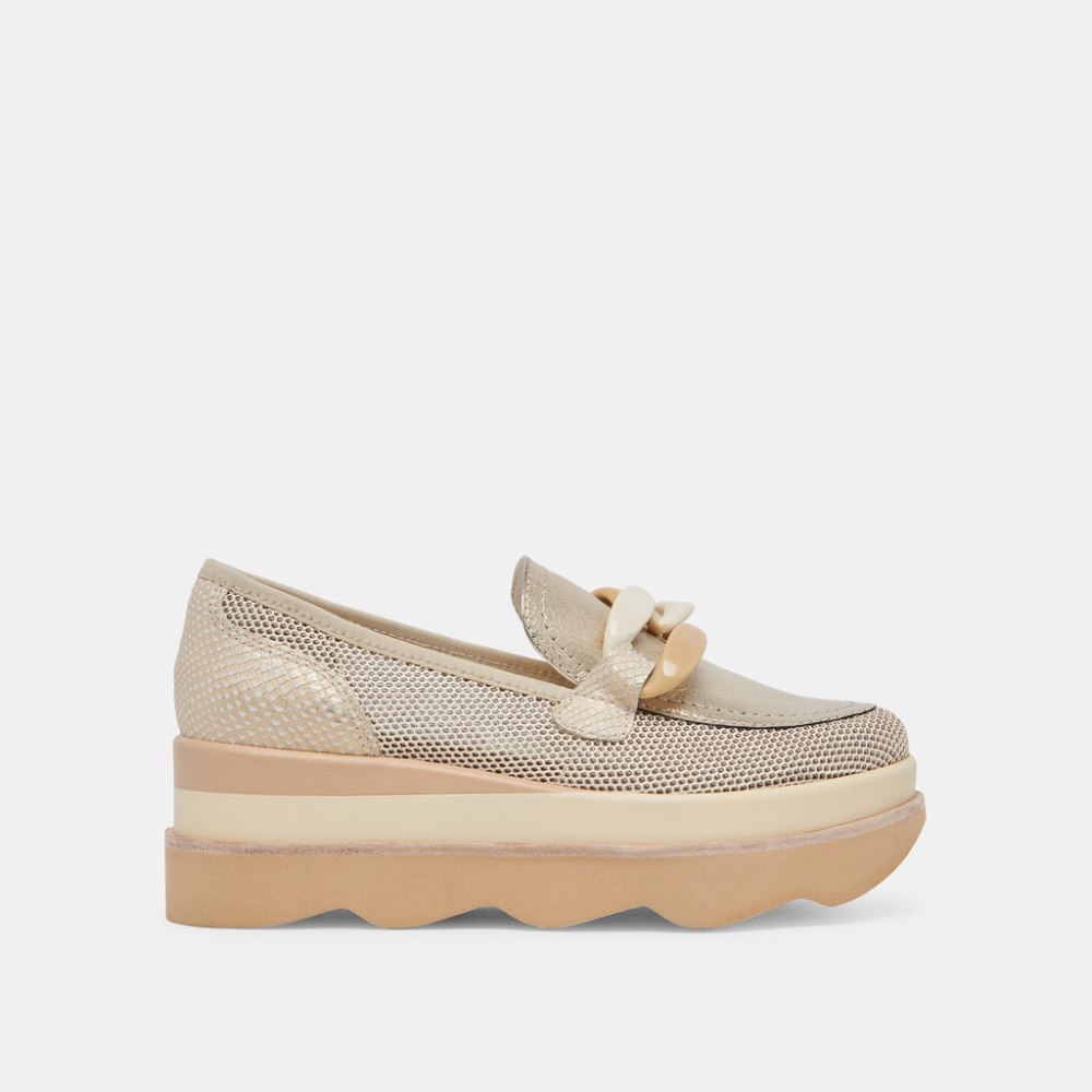 Dolce Vita Jaksen Sneakers Gold Mesh