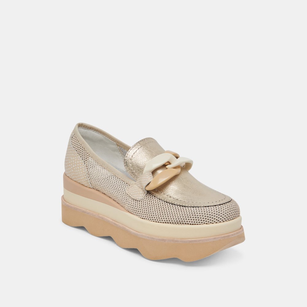 Dolce Vita Jaksen Sneakers Gold Mesh