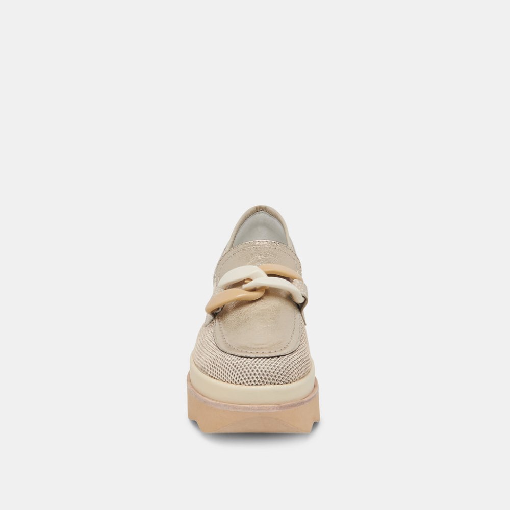 Dolce Vita Jaksen Sneakers Gold Mesh