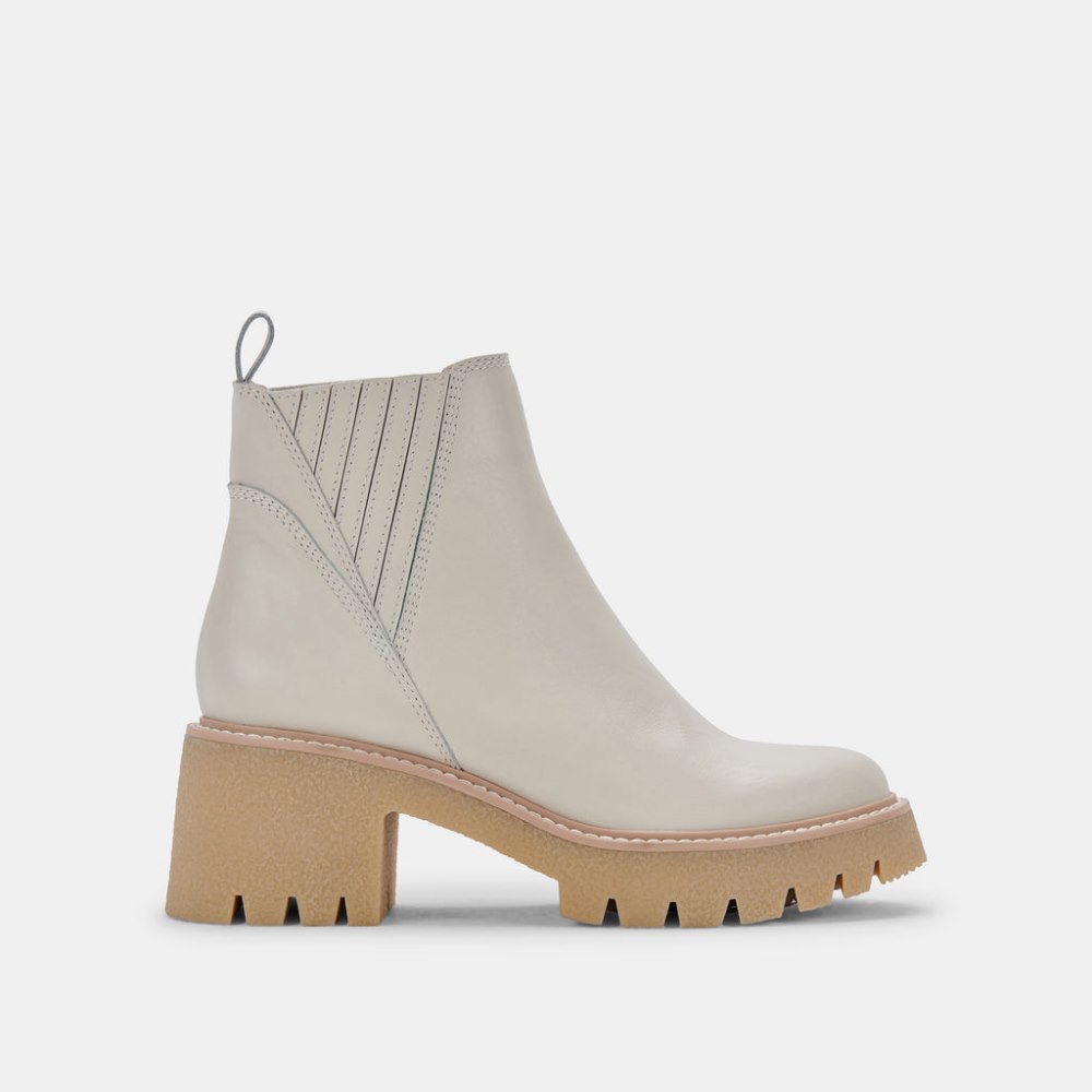 Dolce Vita Harte H2o Boots Ivory Leather