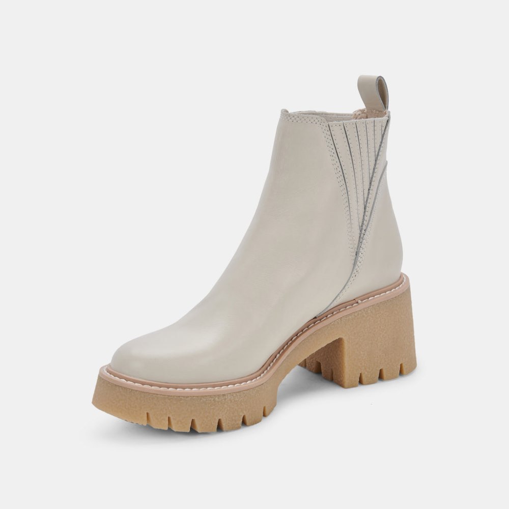 Dolce Vita Harte H2o Boots Ivory Leather