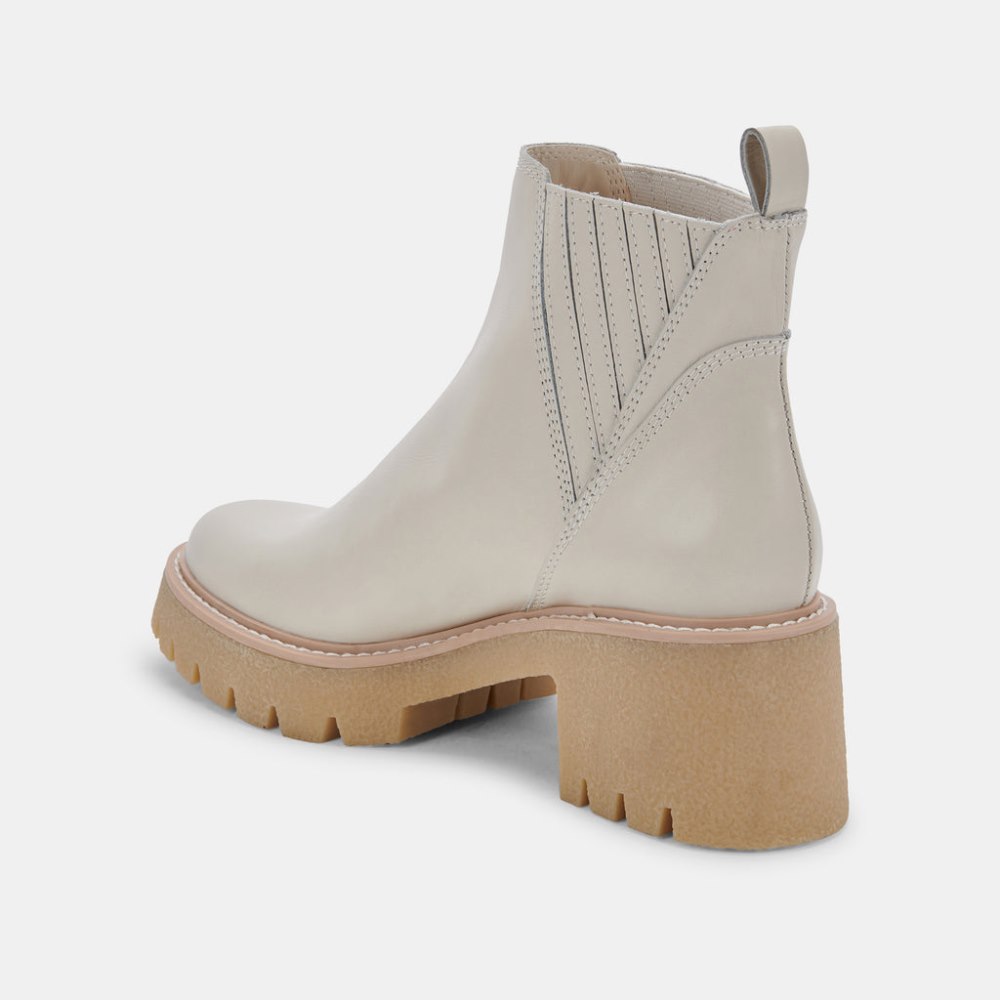 Dolce Vita Harte H2o Boots Ivory Leather