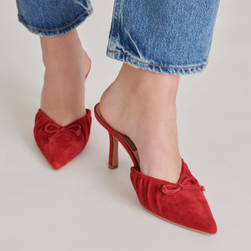 Dolce Vita Kairi Heels Crimson Suede