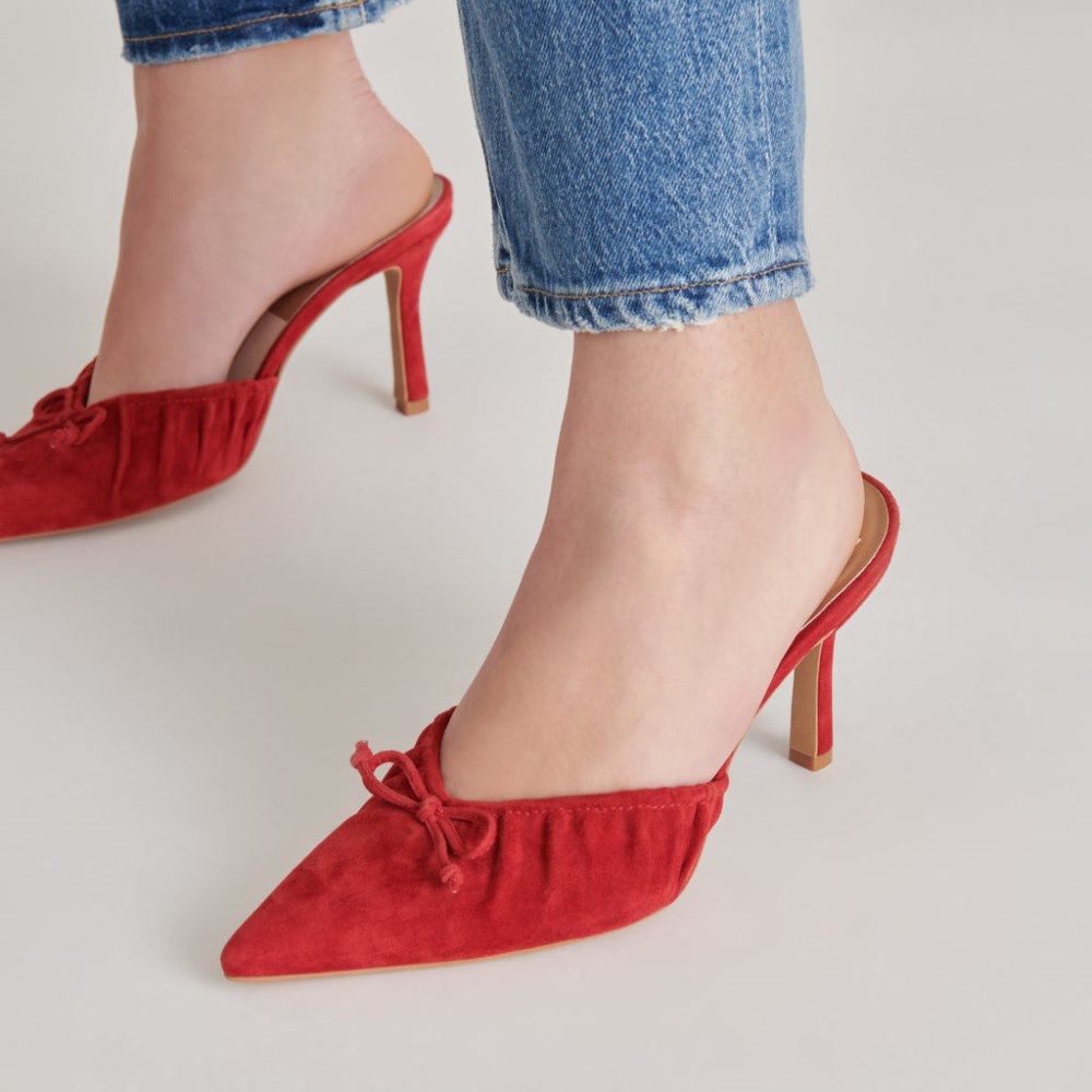 Dolce Vita Kairi Heels Crimson Suede