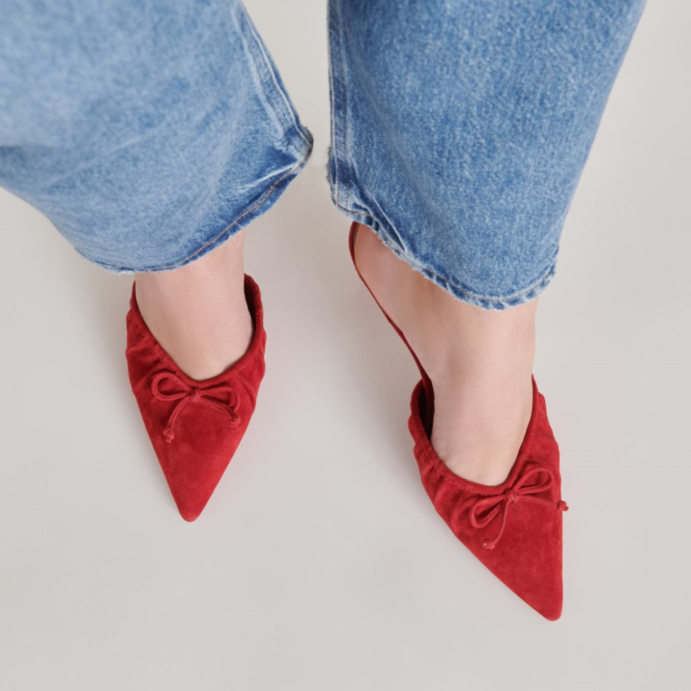Dolce Vita Kairi Heels Crimson Suede