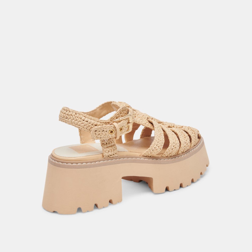 Dolce Vita Lasly Sandals Natural Knit