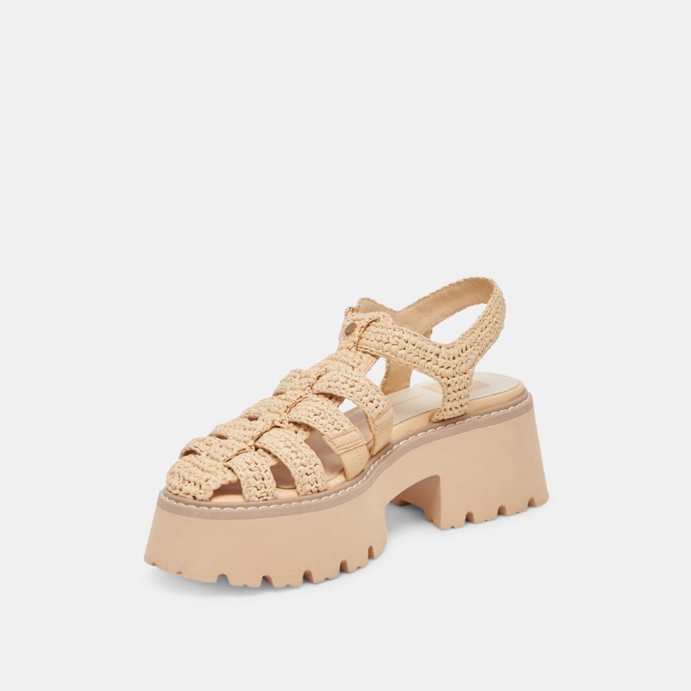 Dolce Vita Lasly Sandals Natural Knit