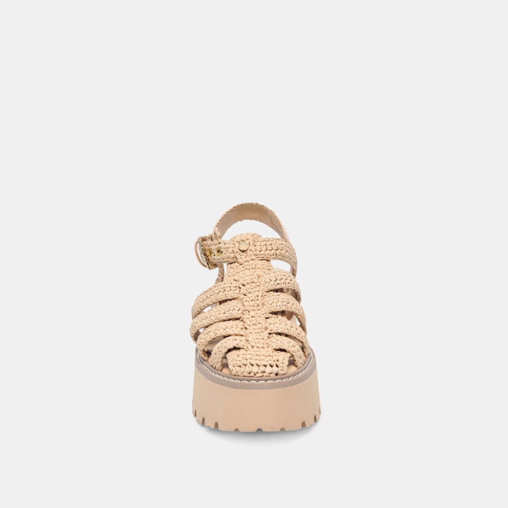 Dolce Vita Lasly Sandals Natural Knit