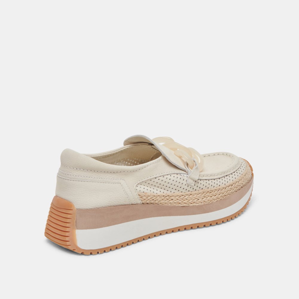 Dolce Vita Jadah Sneakers Ivory Nubuck