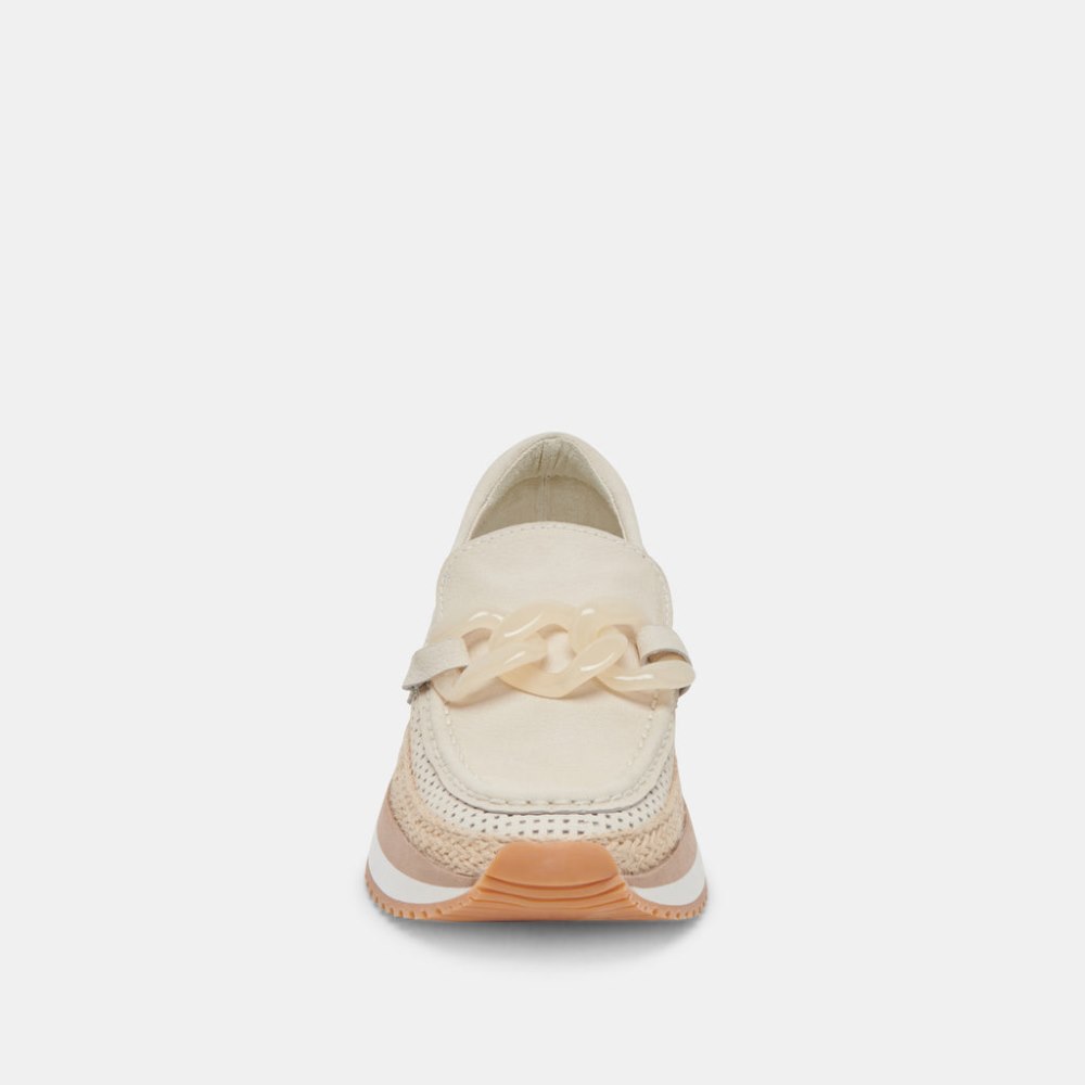 Dolce Vita Jadah Sneakers Ivory Nubuck