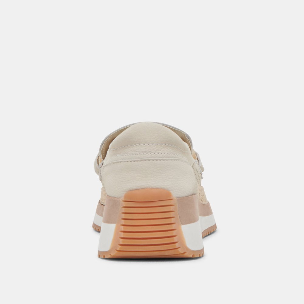 Dolce Vita Jadah Sneakers Ivory Nubuck