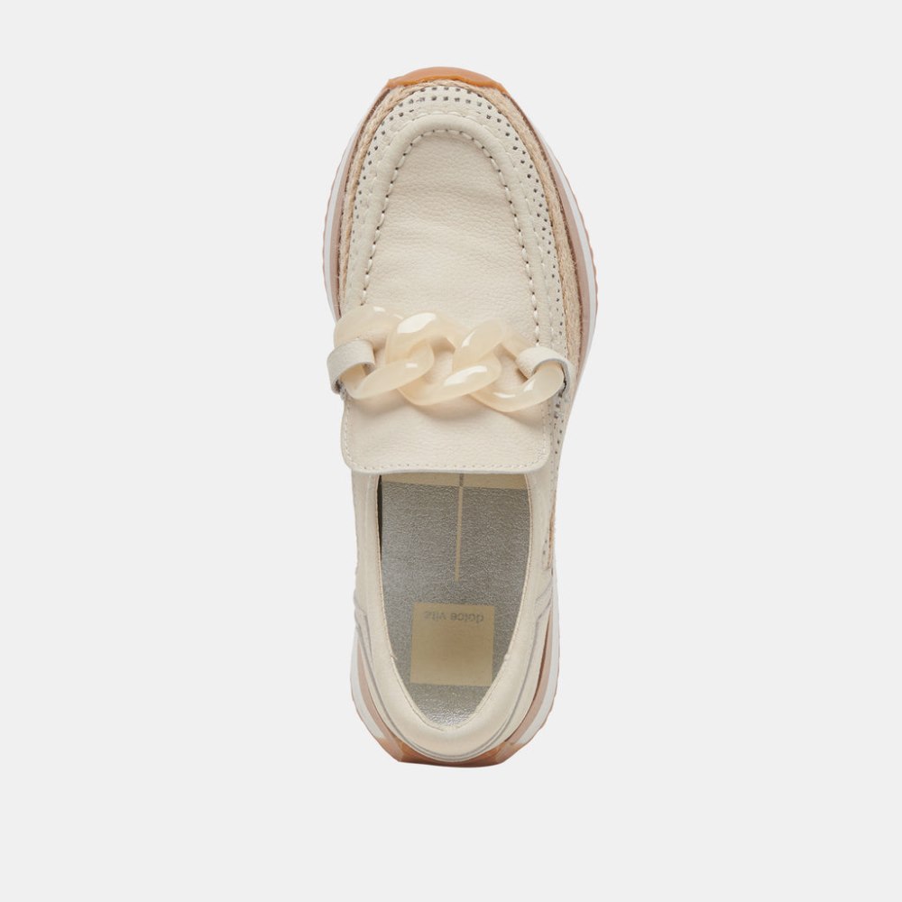 Dolce Vita Jadah Sneakers Ivory Nubuck
