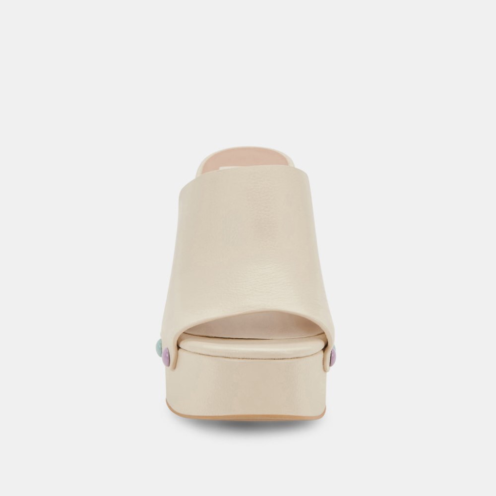Dolce Vita Emol Pride Heels Ivory Leather