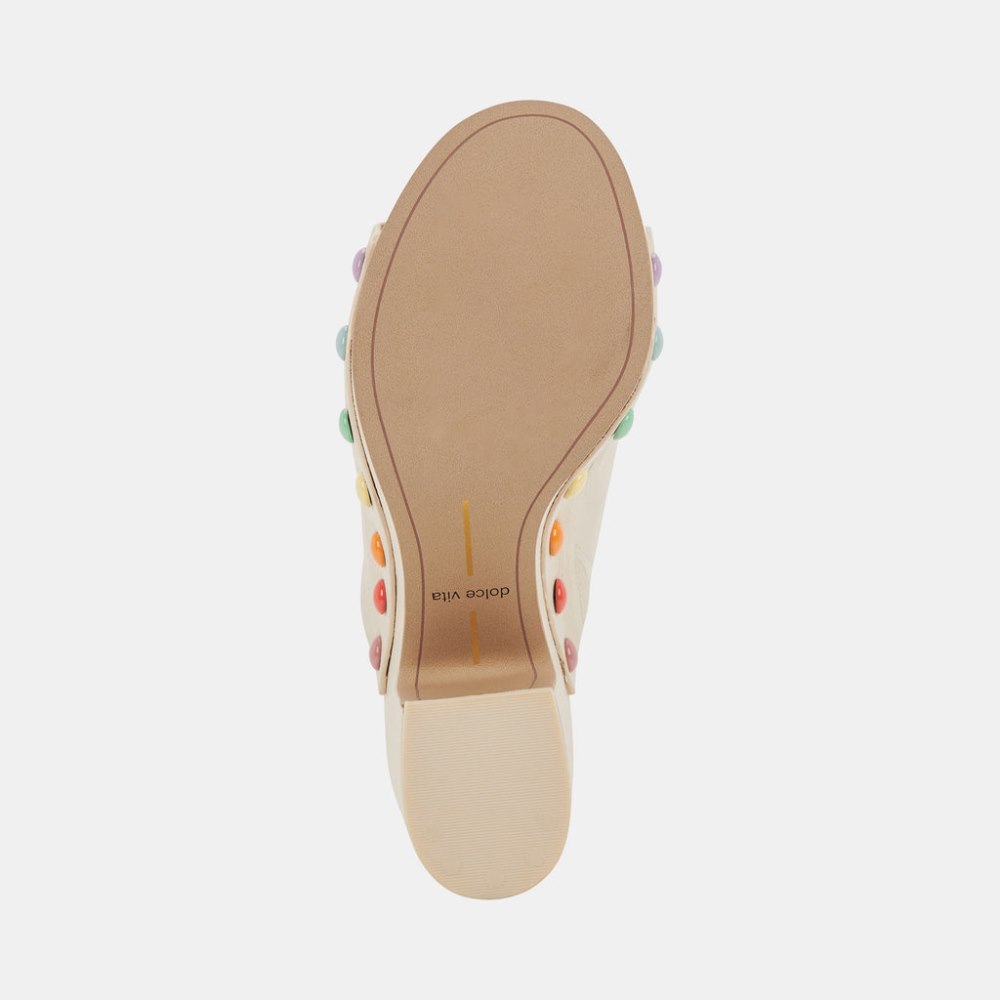 Dolce Vita Emol Pride Heels Ivory Leather