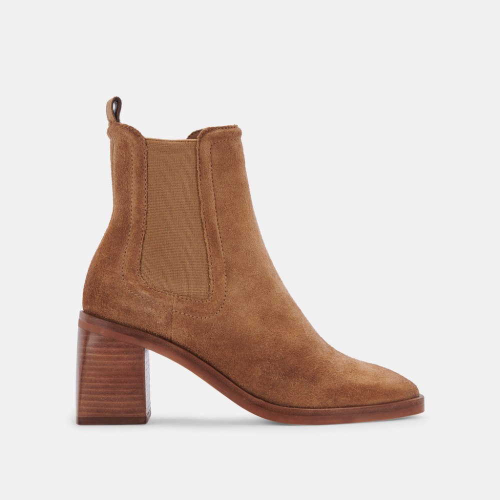 Dolce Vita Iliana Booties Dk Brown Suede