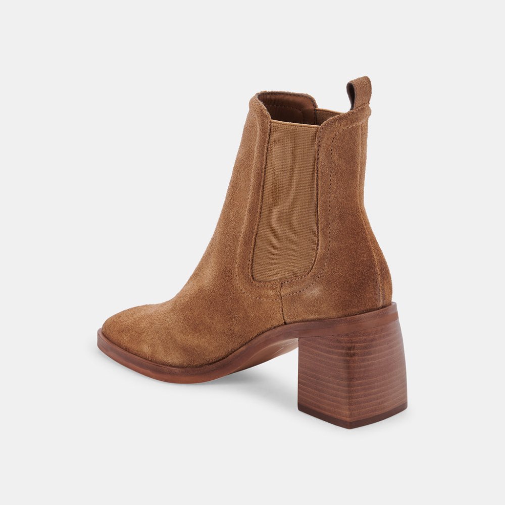 Dolce Vita Iliana Booties Dk Brown Suede