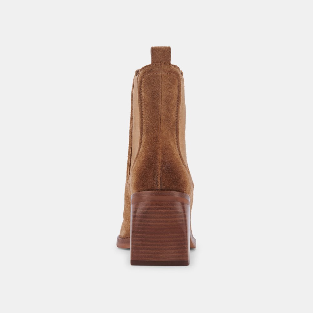 Dolce Vita Iliana Booties Dk Brown Suede