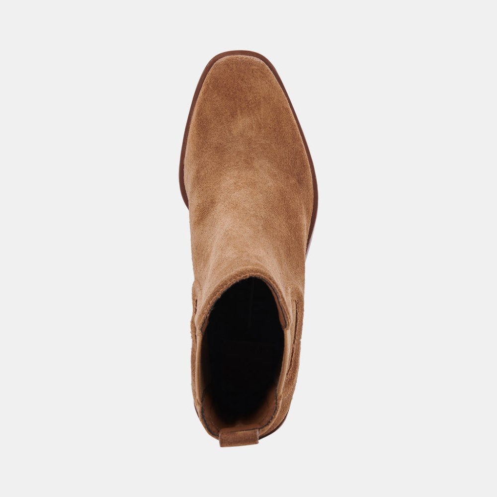 Dolce Vita Iliana Booties Dk Brown Suede