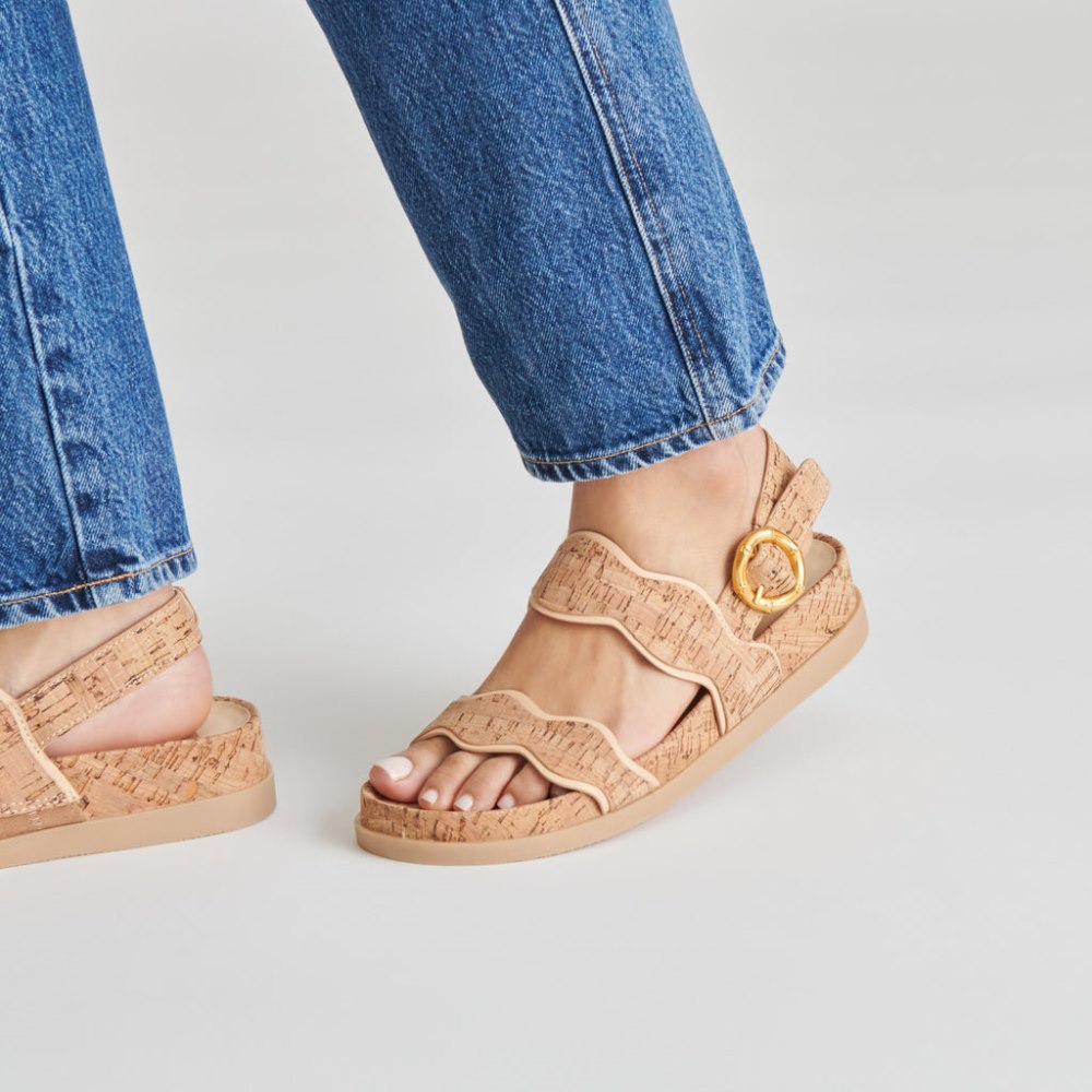 Dolce Vita Sindy Sandals Natural Cork