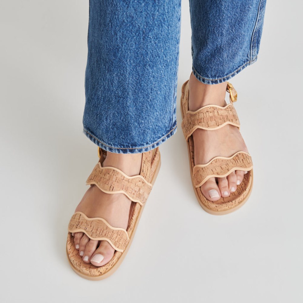 Dolce Vita Sindy Sandals Natural Cork
