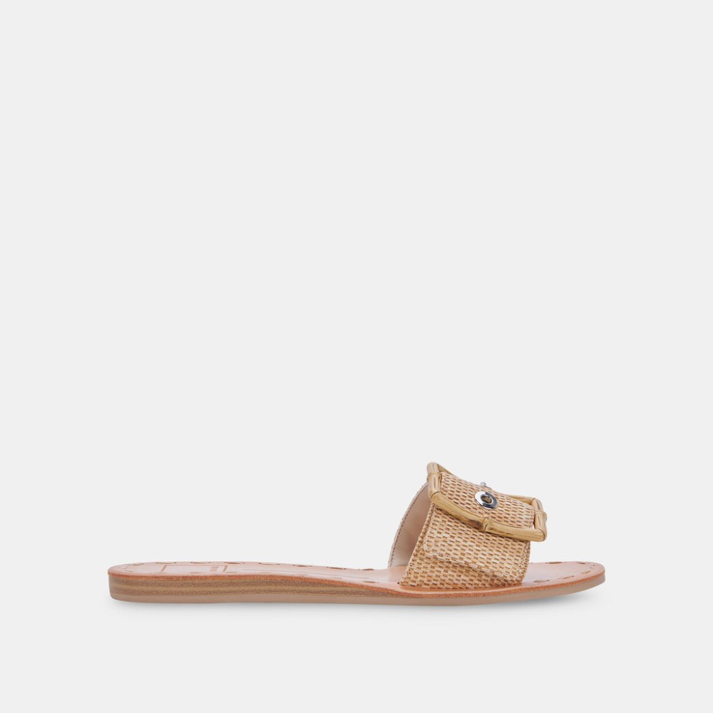 Dolce Vita Dasa Sandals Warm Natural Raffia