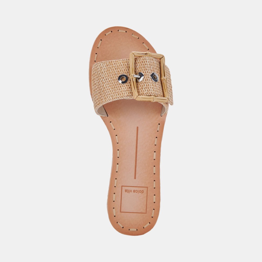Dolce Vita Dasa Sandals Warm Natural Raffia