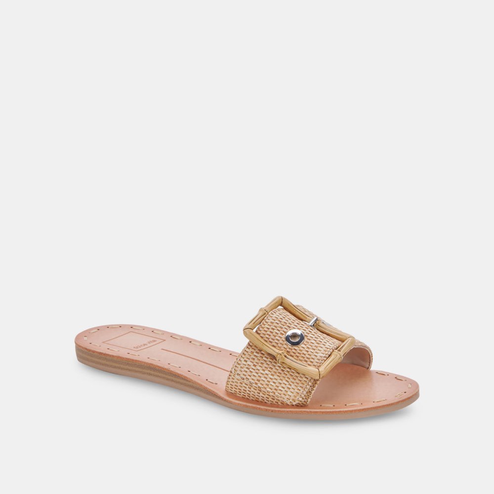 Dolce Vita Dasa Sandals Warm Natural Raffia