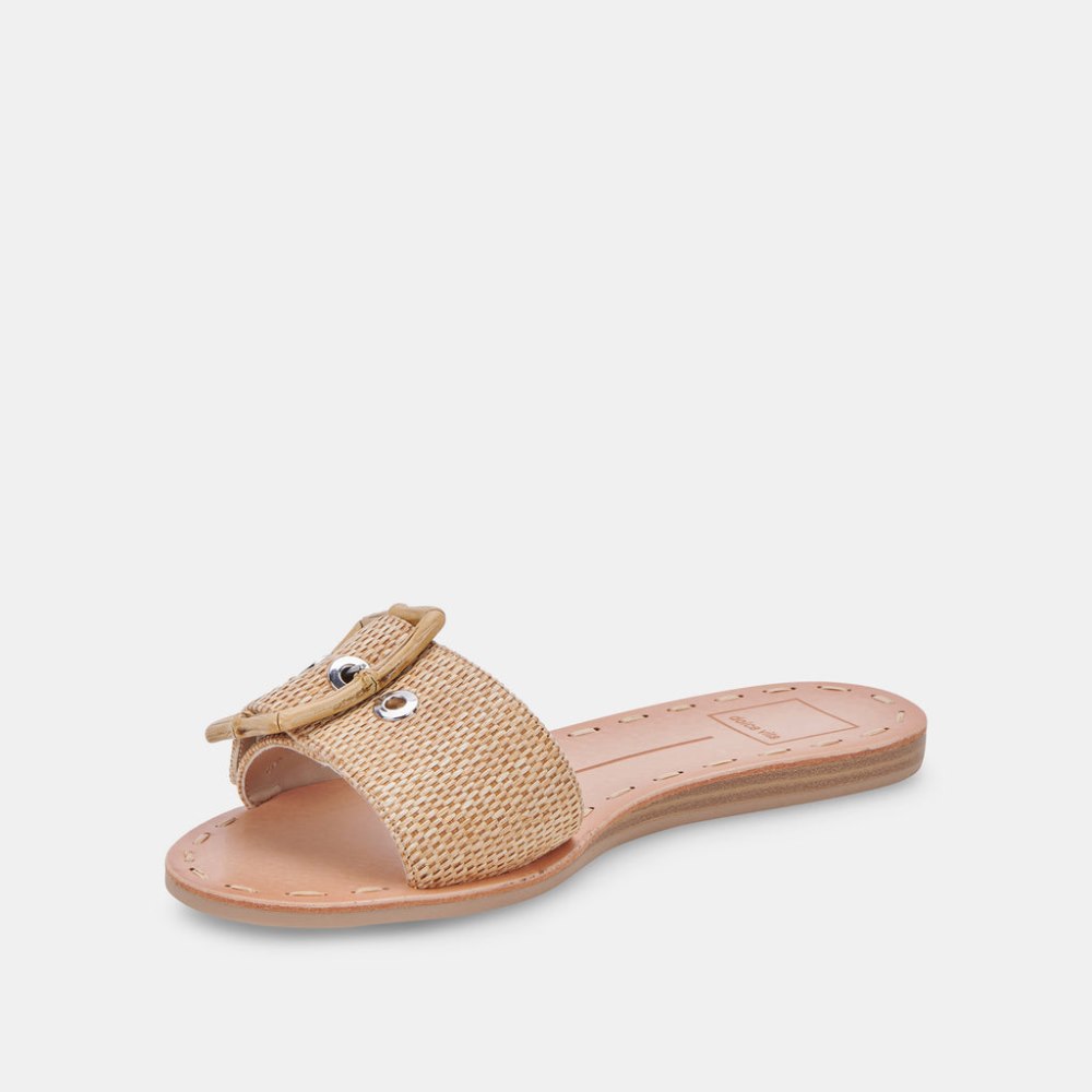 Dolce Vita Dasa Sandals Warm Natural Raffia