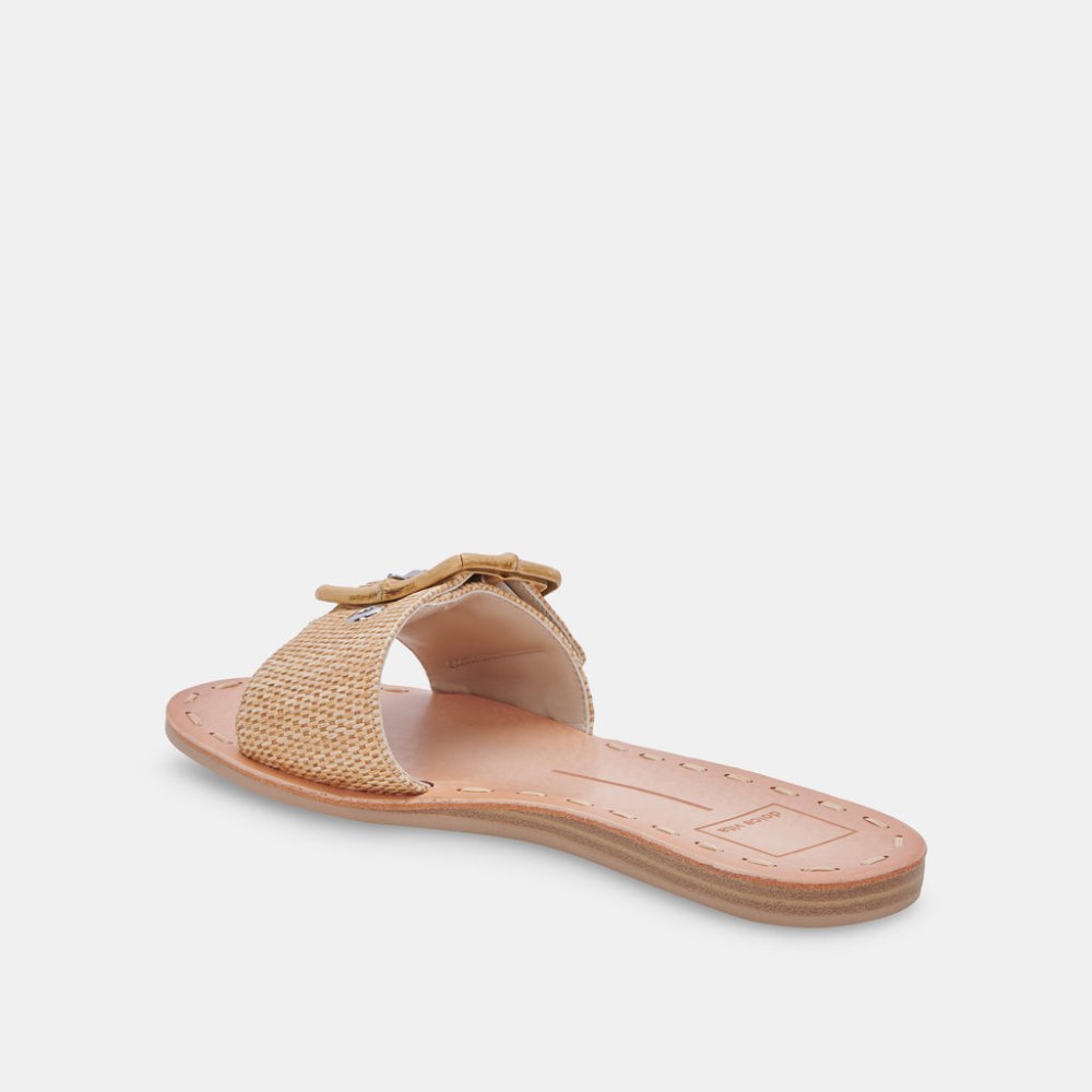 Dolce Vita Dasa Sandals Warm Natural Raffia