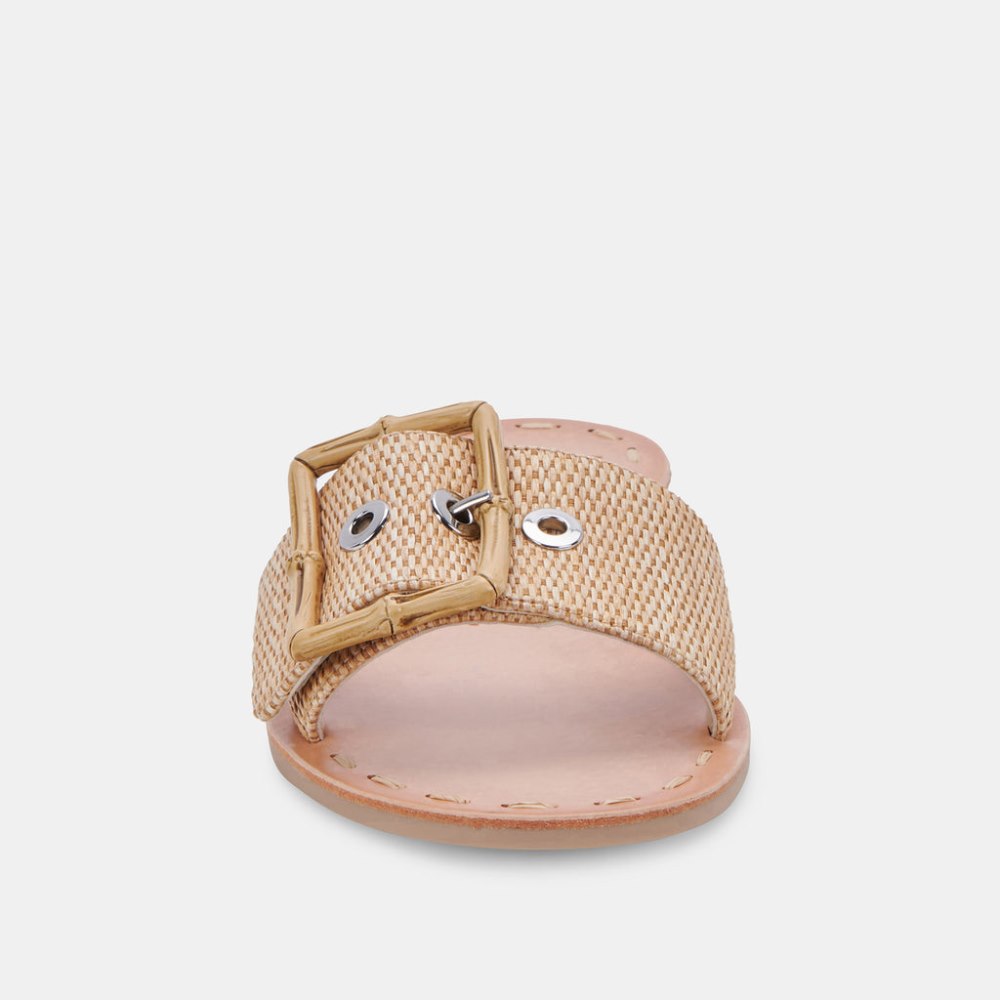 Dolce Vita Dasa Sandals Warm Natural Raffia
