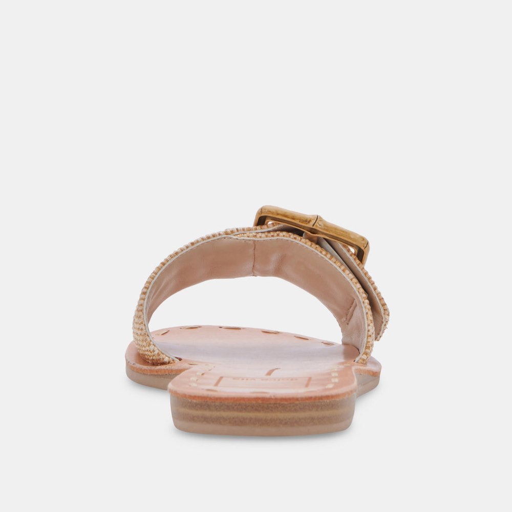 Dolce Vita Dasa Sandals Warm Natural Raffia